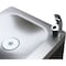 Global Industrial Outdoor Bottle Filling Station & Bi-Level Drinking Fountain, Black Powder Coat 761220BK - alternate 4